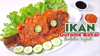 KHAS JAWA TIMUR  COCOK UNTUK OLESAN IKAN BAKAR  RESEP GURAME BAKAR BUMBU RUJAK [upl. by Feinstein]