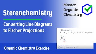 Converting Line Diagrams to Fischer Projections [upl. by Ycaj73]