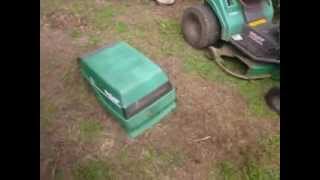 Scotts Turfmaster 4 wheel steering lawn tractor [upl. by Dlonyar]