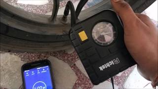 Richtek tyre inflator electric pump review [upl. by Antsirhc]