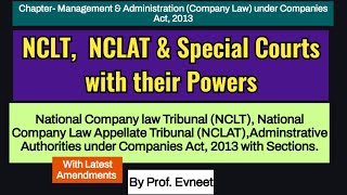 NCLT  NCLAT Special Court National Company Law Tribunal National Company Law Appellate Tribunal [upl. by Enovad755]