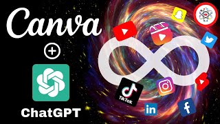 Chat GPT  Canva  Créer du contenu à lINFINI pour tes Réseaux Sociaux [upl. by Marala]