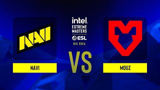 NAVI vs MOUZ  IEM Rio 2024  Grand Final [upl. by Ellehcrad]