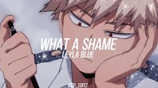 What a shame  Leyla Blue edit audio [upl. by Annawit]