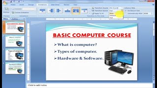 PowerPoint me presentation kaise banyye  How to make presentation in PowerPoint with Animation [upl. by Nolte320]