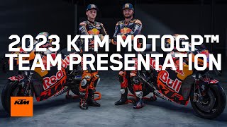 Red Bull KTM Factory Racing MotoGP™ Team Presentation 2023  KTM [upl. by Nallid516]