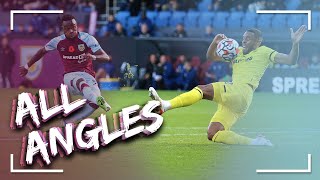 CORNETS SUBLIME FINISH  ALL ANGLES  Burnley v Brentford [upl. by Neeoma]