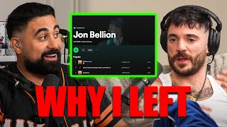 Why Jon Bellion Left EVERYTHING Behind 6 Years Ago [upl. by Leisha]