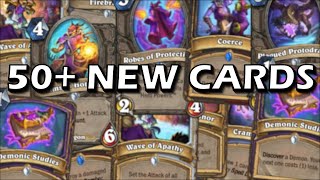 Hearthstone  50 NEW CARDS REVEALED Scholomance Academy [upl. by Eonak]