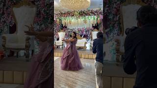 Madhanya  Juhi Jha amp Rishank Jha  Asees Kaur trending bride entry  viral wedding choreo [upl. by Balcer]