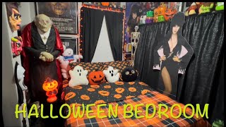 All Year Halloween Bedroom Tour With Vintage Collectibles 🎃 [upl. by Bridwell290]