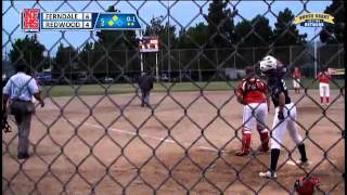 Redwood Christians Miara Cahee Game Changing RBI triple [upl. by Map]