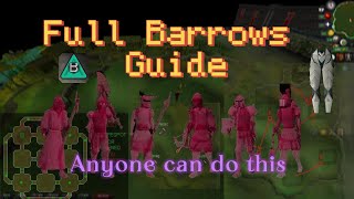 OSRS  Full Barrows Guide [upl. by Piwowar]