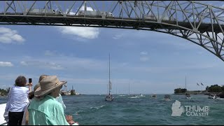 Closest View of Mackinac Race with Exception of Owning a Sailboat [upl. by Enoch954]