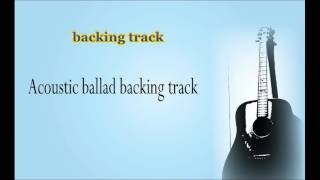 Romantic Guitar Ballad  Acoustic Backing Track in G [upl. by Nari]