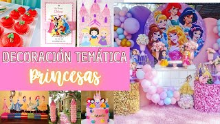 IDEASDECORACIÓNTEMÁTICA PRINCESAS [upl. by Alleusnoc]