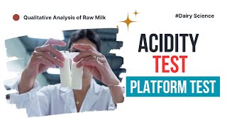 Acidity Test  Milk Quality Testing [upl. by Jarita]