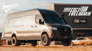 Mercedes Sprinter DRIVELINE VIBRATION FIXED Adrenaline Driveline Drop Kit Install instructions [upl. by Reilamag]