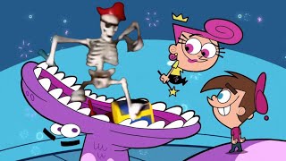 Fairly Odd Schnappi Scary Skeletons Mashup of German Skeleton [upl. by Allsun]