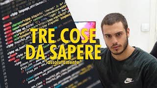 le 3 COSE da sapere prima di iniziare INGEGNERIA INFORMATICA [upl. by Barbette]