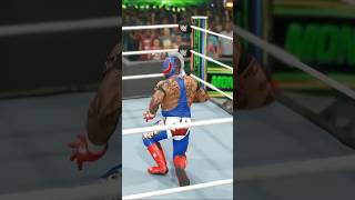 Ronda Rousey vs Rey Mysterio WWE Raw Tonight wwe wwe2k22 wwe2k24 [upl. by Rehtaeh]