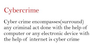 what is cybercrime and its types in hindidigital forensic [upl. by Biddle]