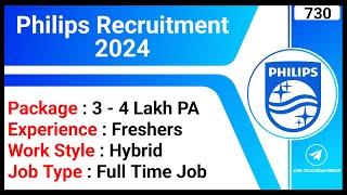 Philips Recruitment 2024  Full Time Jobs  RD Executive Assistant Jobs  MNC Jobs [upl. by Anevad]