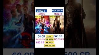 PRABHAS 🆚 SHRADDHA KAPOORS MOVIE BUDGET AND COLLECTION COMPARISON 👑 stree2collection kalki2898ad [upl. by Colene]