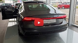 NEW Audi A7 Sportback Interior Exterior 2019 [upl. by Abisha665]