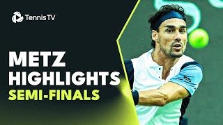 Humbert Takes on Fognini Shevchenko Faces Herbert  Metz 2023 Highlights Day 5 [upl. by Efal728]