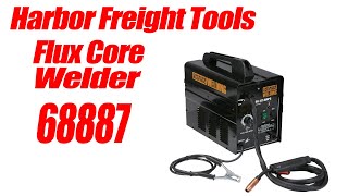 Harbor Freight Fluxed Core Welder 68887 [upl. by Lledraw]