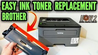 How To Replace Ink Cartridges Brother Printers Ink Toner Installation Brother Printer TN660 TN630 [upl. by Flavia921]