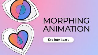 Morphing animation Adobe After Effects tutorial [upl. by Debora]