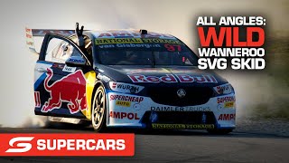 All Angles Wanneroo winning burnout  Bunnings Trade Perth SuperNight  Supercars 2022 [upl. by Eidnarb]