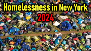 Homelessness in New York State Growing homeless crisis in 2024 [upl. by Mairb]