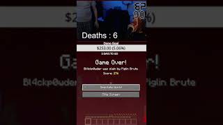 Subathon Minecraft Challenge Death 7  bl4ckp0wder on Twitch [upl. by Ahsinyar]