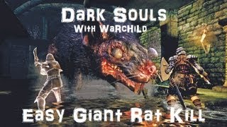 Dark Souls Walkthrough  Ep13  Kill Giant Rat  All Items in Depths [upl. by Heilner]