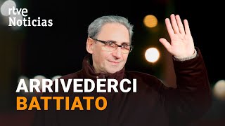 Adiós a FRANCO BATTIATO el famoso compositor ITALIANO  RTVE Noticias [upl. by Grimaud]