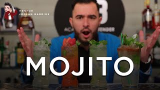 🍹MOJITO 4 PREPARACIONES DIFERENTES  CÓCTELES POPULARES  MENTOR JOGLAN [upl. by Eiramanin]