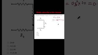 Energy dissipation on Resistorresistor equivalent resistance [upl. by Ahtelrac714]