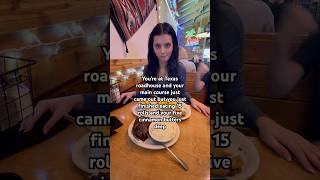 What’s your favorite restaurant TexasRoadhouse Viral Trending FYP Food [upl. by Eramal994]