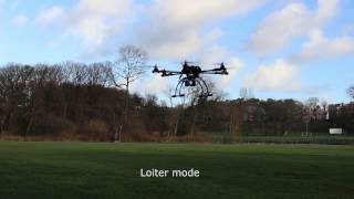 Arducopter hexacopter test  engine failure [upl. by Adai]