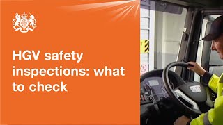 HGV safety inspections what to check [upl. by Sholeen]