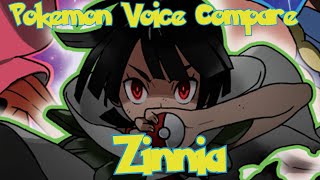 Pokemon Voice Compare  Zinnia [upl. by Conal]