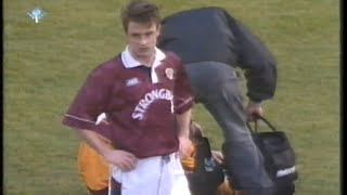 Motherwell 1 v Hearts 2 Premier division Full match Scotsport 8th Jan 1995 [upl. by Hameean910]