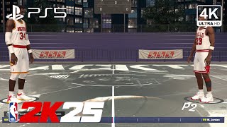 BLACKTOP  Hakeem Olajuwon vs Michael Jordan [upl. by Raffo]