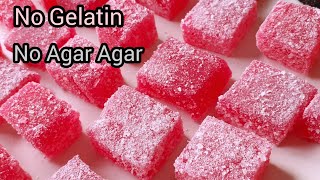 How to Make Gummy Candy without Gelatin And Agar Agar  Jujubes  Jello Candy by FooD HuT [upl. by Theda230]