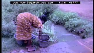 Food preparation in Malian town in 1974 Film 41777 [upl. by Srini]