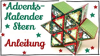 AdventskalenderStern  tutorial  deutsch [upl. by Seitz793]