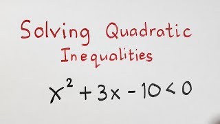 Solving Quadratic Inequalities The Easy Way Grade 9 Math by Teacher Gon [upl. by Sirromed]